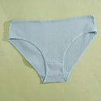 Cotton Briefs – Soft Striped Low Rise Underwear for Women