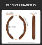 Suede Steering Wheel Cover – Anti-Slip Segmented Grip for Peugeot Vehicles