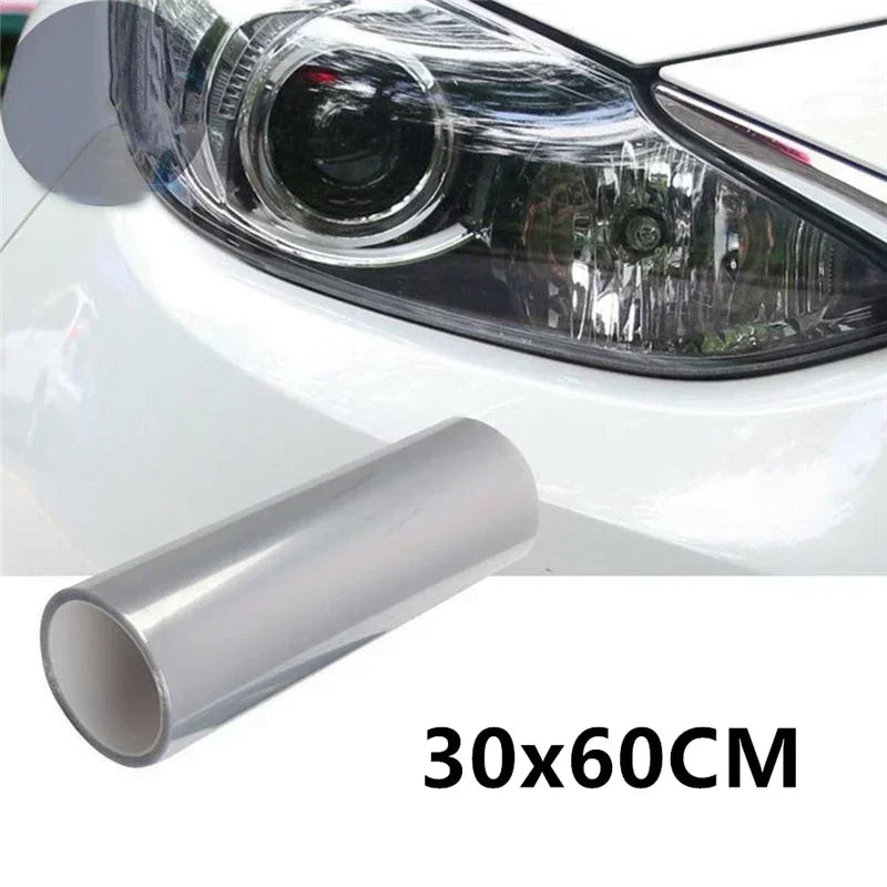 Transparent Vinyl Headlight Film – UV Protection Wrap for Auto Lighting