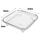 Stackable Air Fryer Rack – Stainless Steel Tray for Oven Cooking