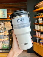 Stainless Steel Coffee Tumbler – Double-Wall Insulated Cup for Outdoor Travel