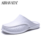 Men EVA Slip-On Flat Sandals – Lightweight Beach Shoes for Summer Casual Wear