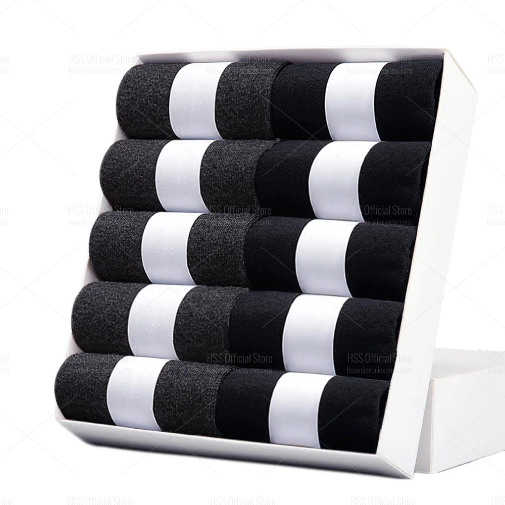 Cotton Blend Business Socks – Soft Breathable Footwear for Men Size 6.5-14