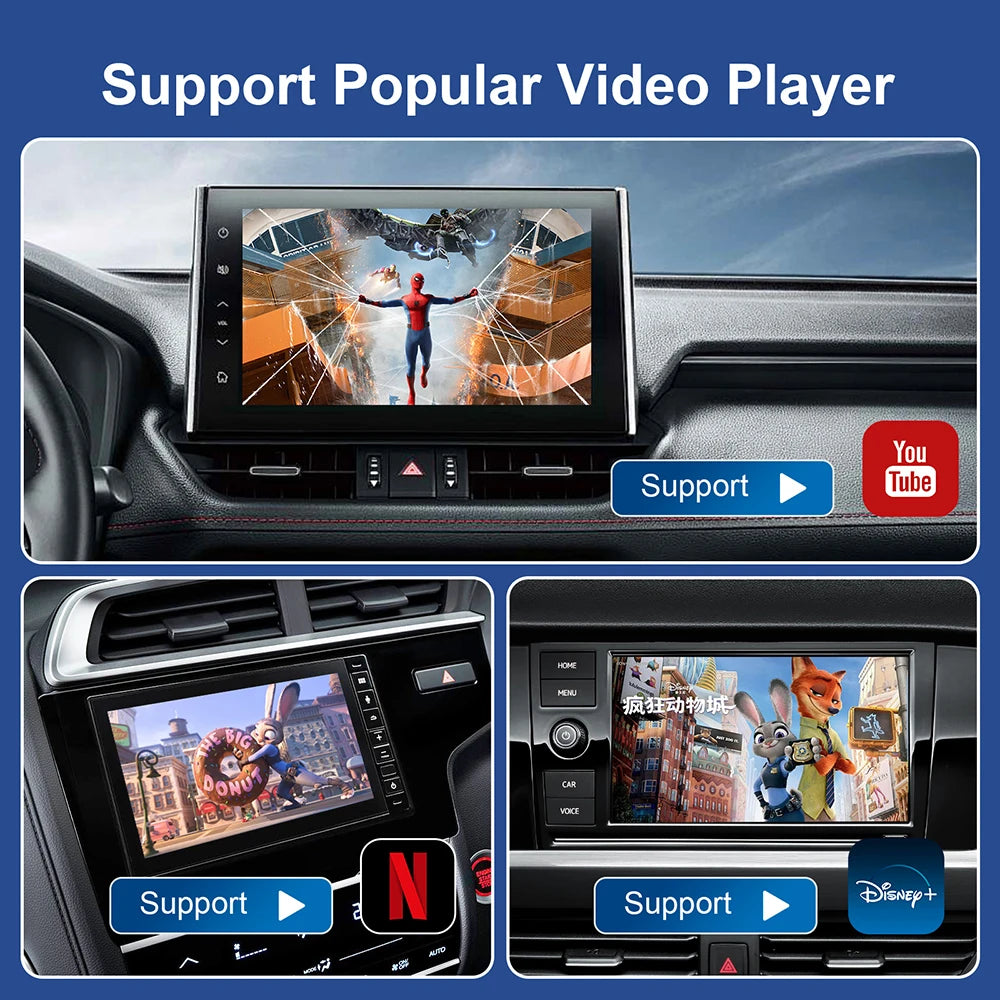 Wireless Carplay AI Box – Android 13 Multimedia Adapter for Peugeot Vehicles