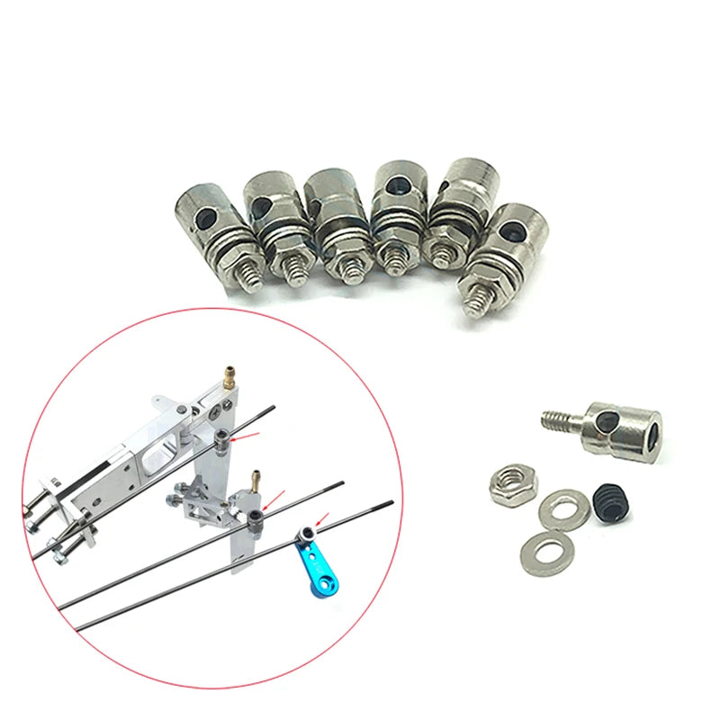Pushrod Linkage Stoppers – Quick Adjuster for DIY RC Boats