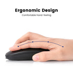 Wireless Gaming Mouse – Dual Mode Ergonomic Rechargeable for PC Laptop Mac