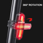 USB Rechargeable LED Bike Tail Light – Waterproof Safety Lamp for Cycling