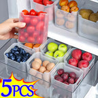 Refrigerator Food Storage Containers – Fresh Produce Organizer for Kitchen