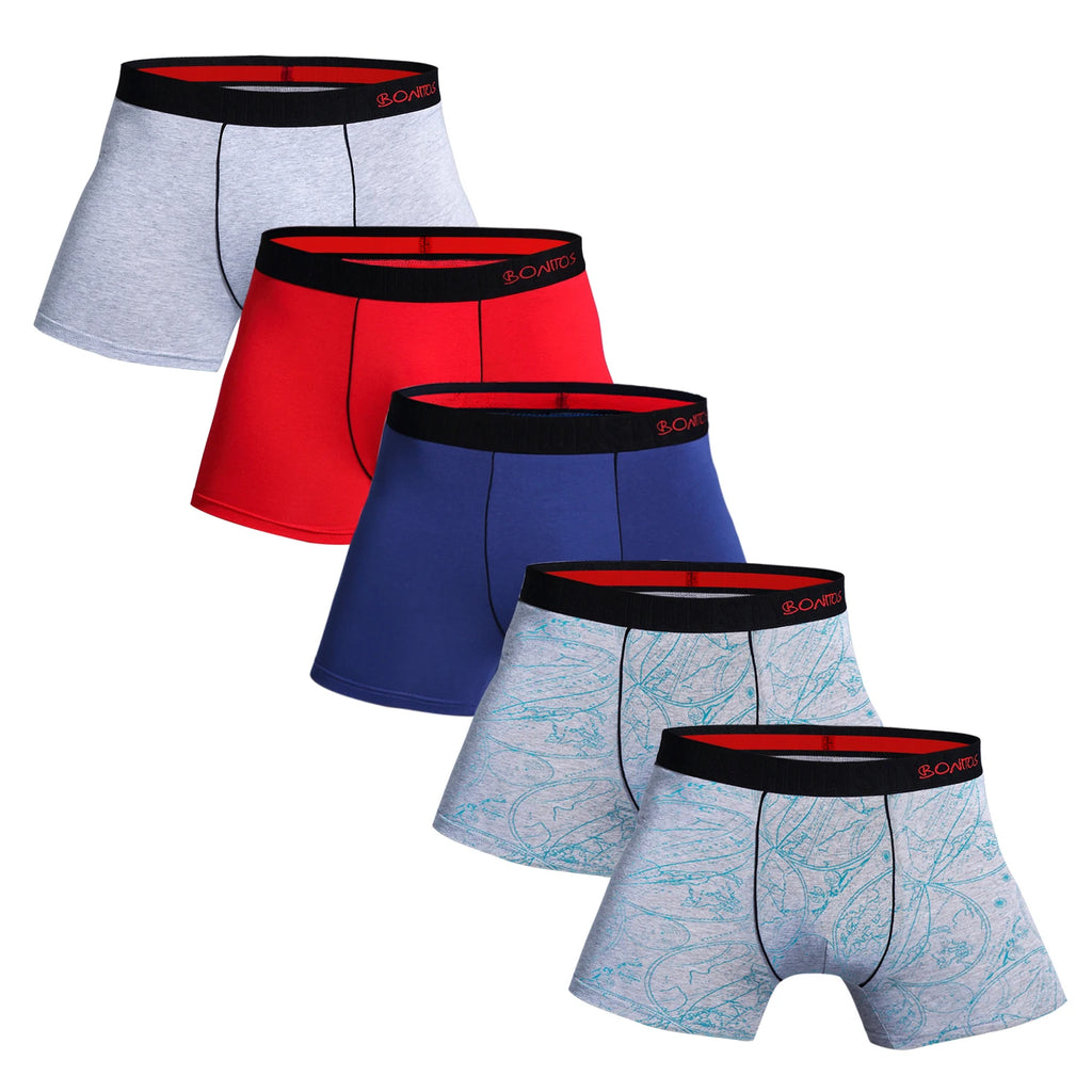 Cotton Boxer Briefs – Men Luxury Underwear for Gym and Daily Wear