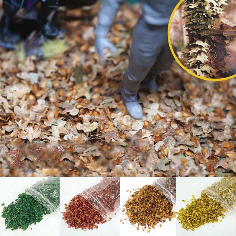 Miniature Leaf Scatter 35ml – Realistic Foliage for Diorama Sand Table Decor