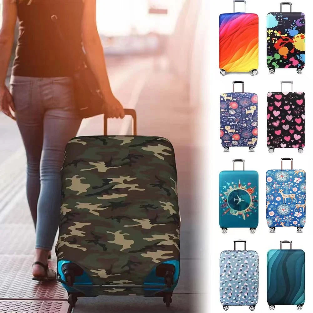 Elastic Luggage Protective Cover – Stretch Suitcase Shield for Travel 18-32 Inch