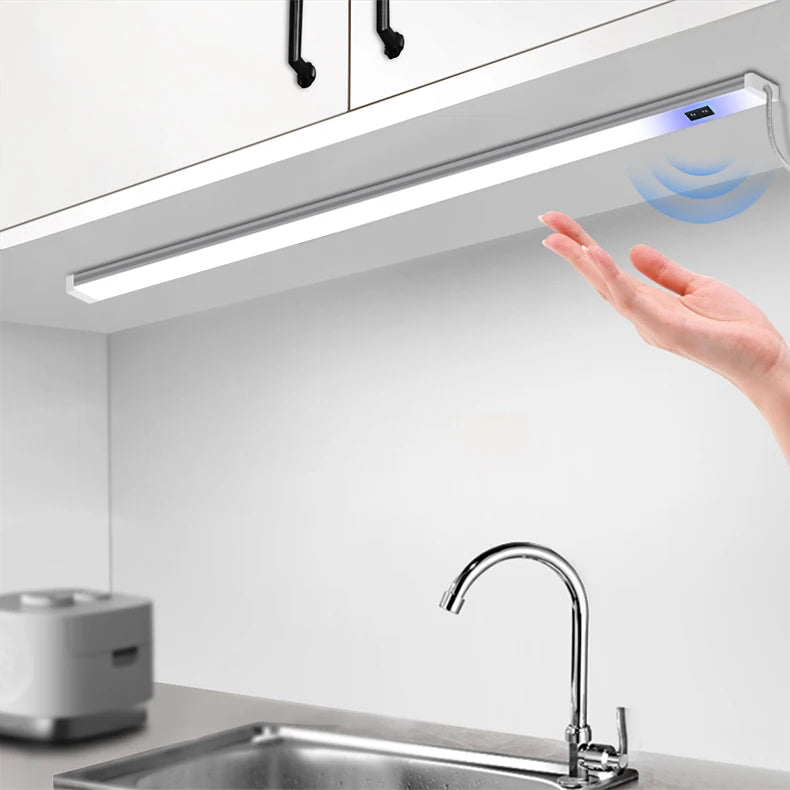 Motion Sensor LED Light Bar – Hand Sweep Cabinet Lamp for Kitchen and Wardrobe