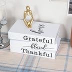 Decorative Simulation Books – Modern White Faux Props for Home Decor