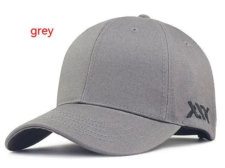 Oversized Cotton Baseball Cap – Adjustable Large Fit for Men and Women