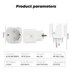 WiFi Smart Plug – 16A Power Monitor Outlet for Smart Home Automation