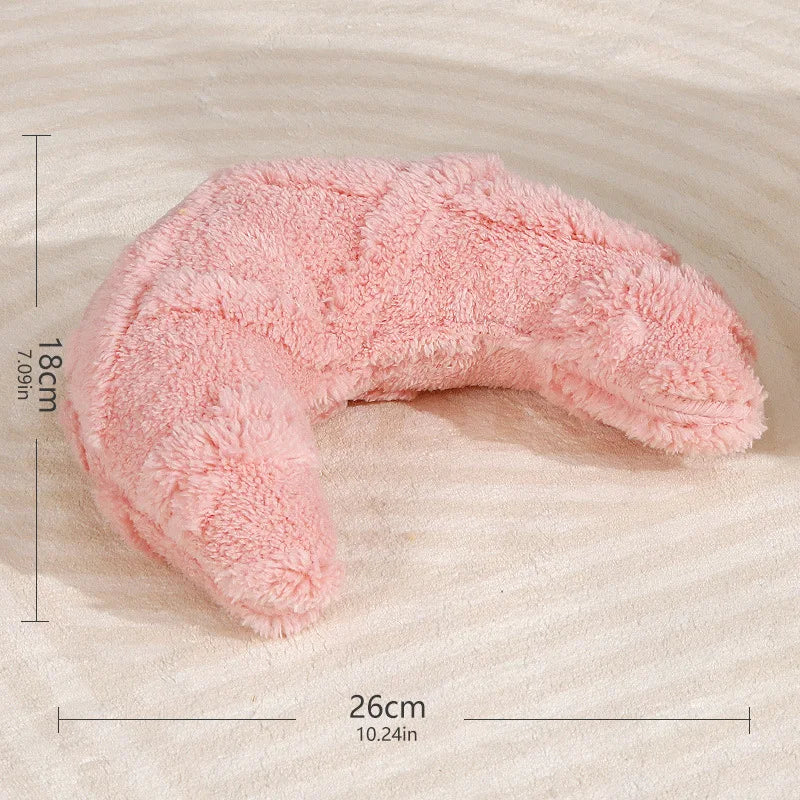 U-Shaped Plush Pet Pillow – Soft Neck Support for Cats and Dogs
