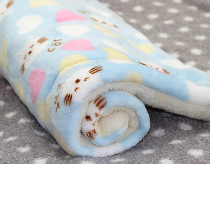 Flannel Dog Bed – Thickened Sleeping Mat for Small to Large Dogs and Cats