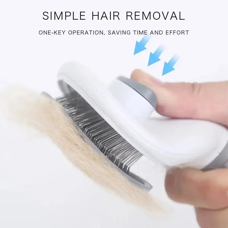 Self Cleaning Pet Brush – Grooming Tool for Dogs and Cats