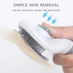Self Cleaning Pet Brush – Grooming Tool for Dogs and Cats