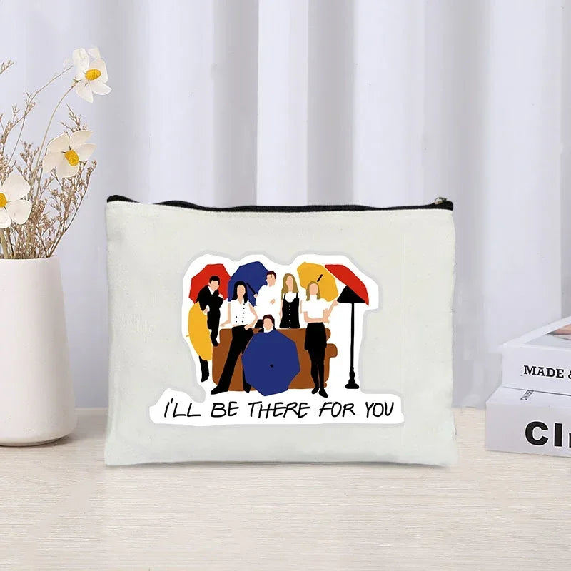 Canvas Friends Makeup Bag – Eco-friendly Cosmetic Organizer for Travel