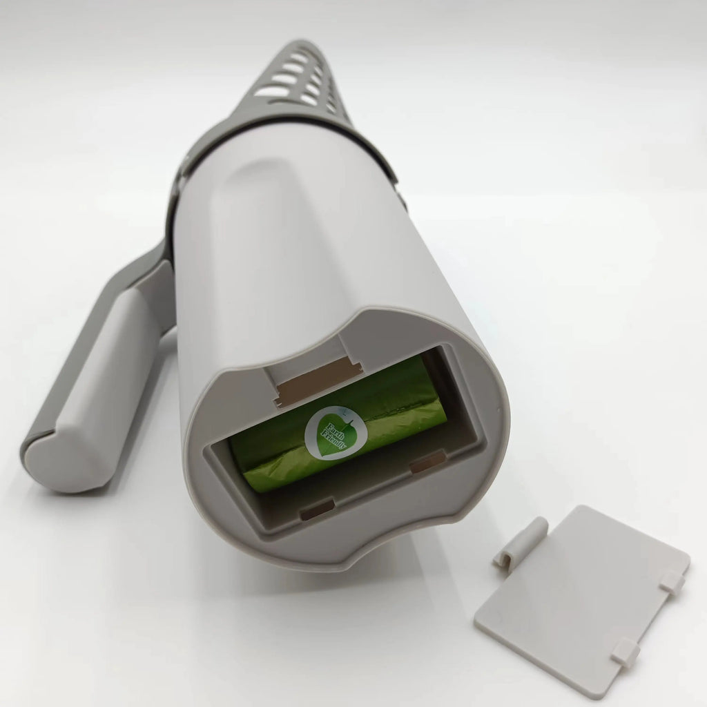 Cat Litter Scoop with Waste Bin – Portable Plastic Shovel for Easy Cleaning