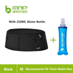 Woven Elastic Sports Waist Belt – Race Number Holder for Triathlon Marathon