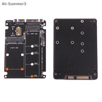 M.2 NGFF and mSATA SSD to SATA Adapter Board for Disk Conversion