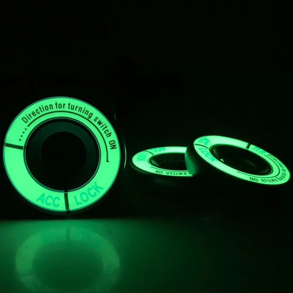 Ignition Key Switch Ring Sticker – Decorative Trim for VW and Skoda Interior