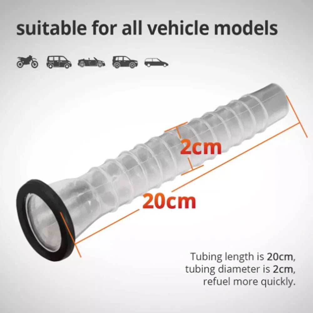 5L Plastic Fuel Canister – Lockable Backup Tank for Motorcycle SUV Storage