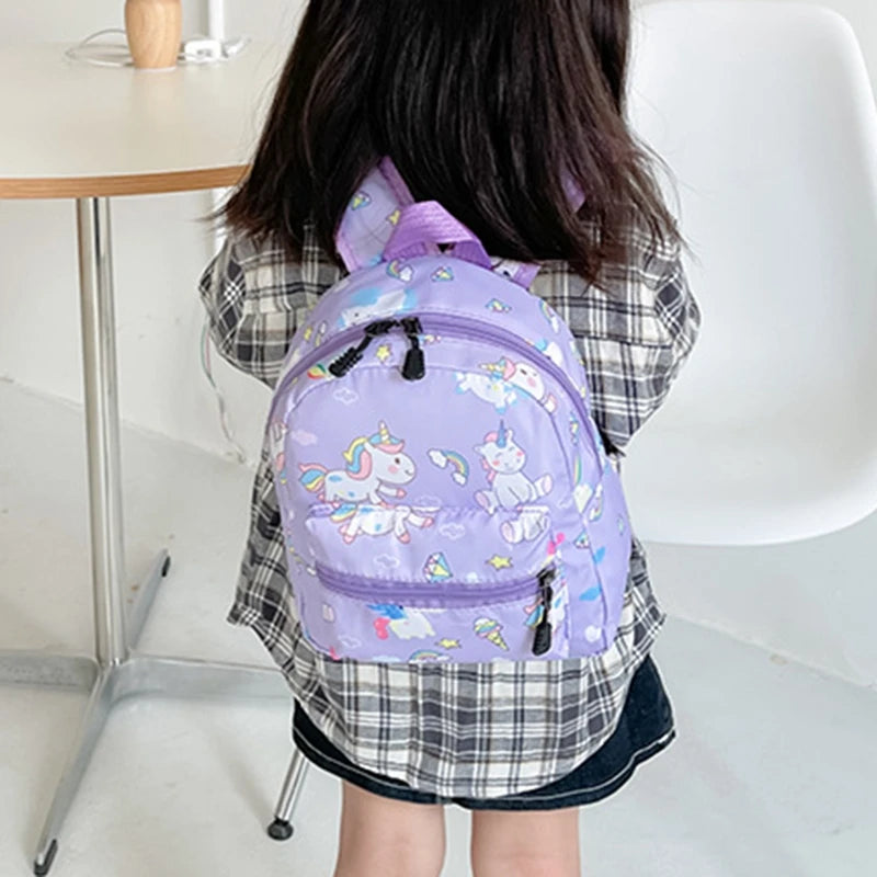 Dinosaur Cartoon Backpack – Waterproof Kids Schoolbag for Kindergarten