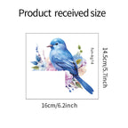 Cartoon Bird Plant Wall Decals – Decorative Vinyl Stickers for Home Decor