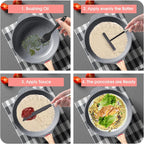 Stainless Steel Crepe Spreader and Spatula Kit – Cooking Tools for Pancakes