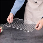 Stainless Steel Cooling Rack – Non-Stick Mesh Tray for Baking and BBQ