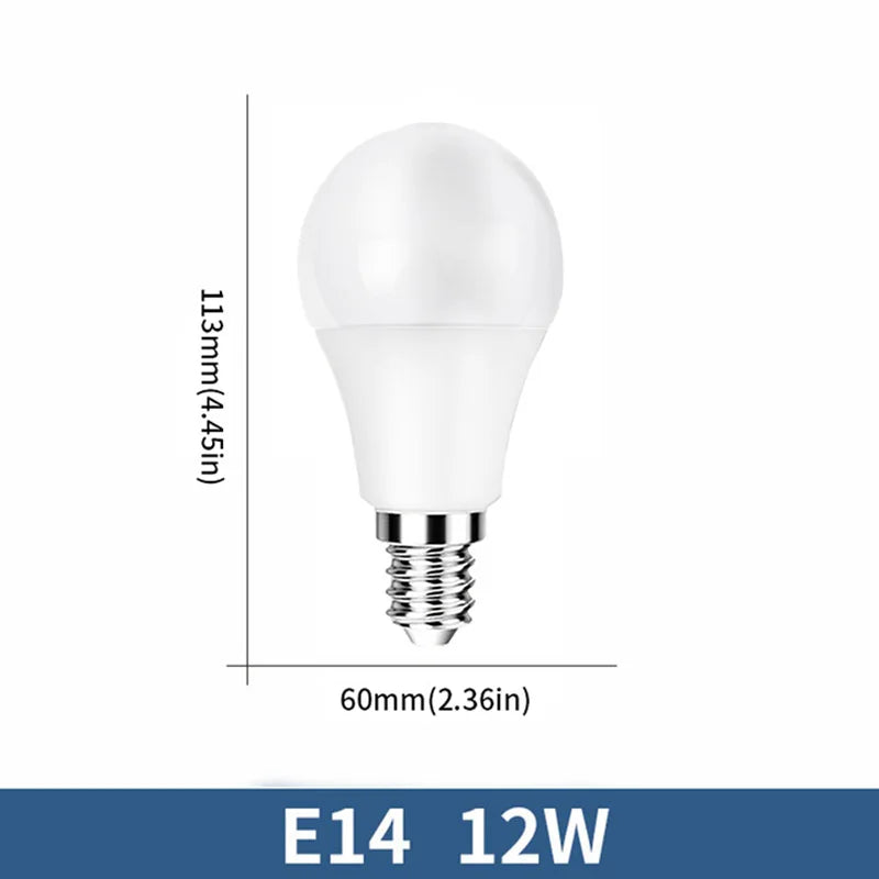 LED Light Bulbs – Energy Efficient E27 E14 Lamps for Home Interior Lighting
