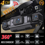 4 Channel Dash Cam – Full HD Night Vision Camera for Vehicle Security