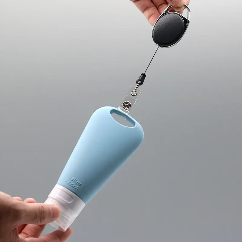 Silicone Travel Dispenser Bottles – Leakproof 90ml Containers for Toiletries