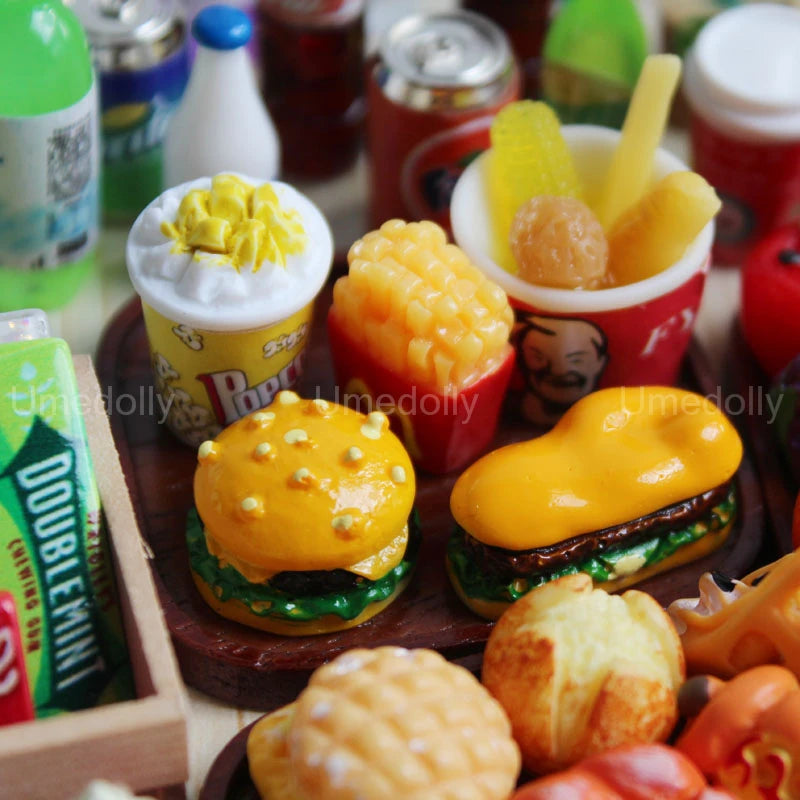Miniature Food Set – 1:6 Scale Dollhouse Kitchen Accessories for BJD Dolls