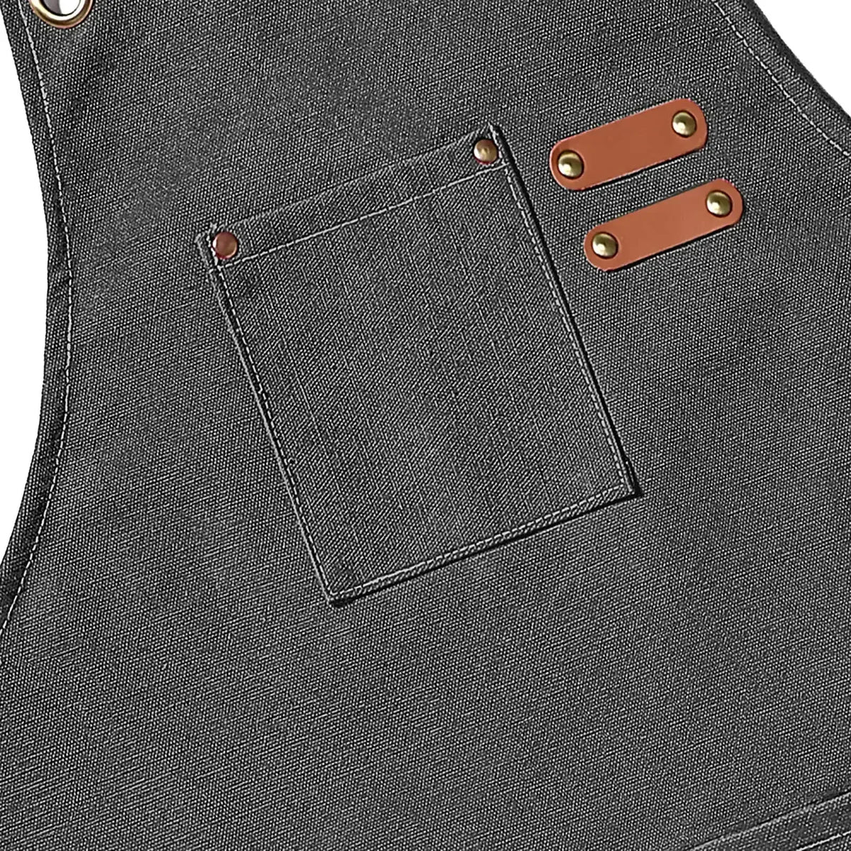 Canvas Chef Apron – Professional Kitchen Bib for BBQ and Salon Use