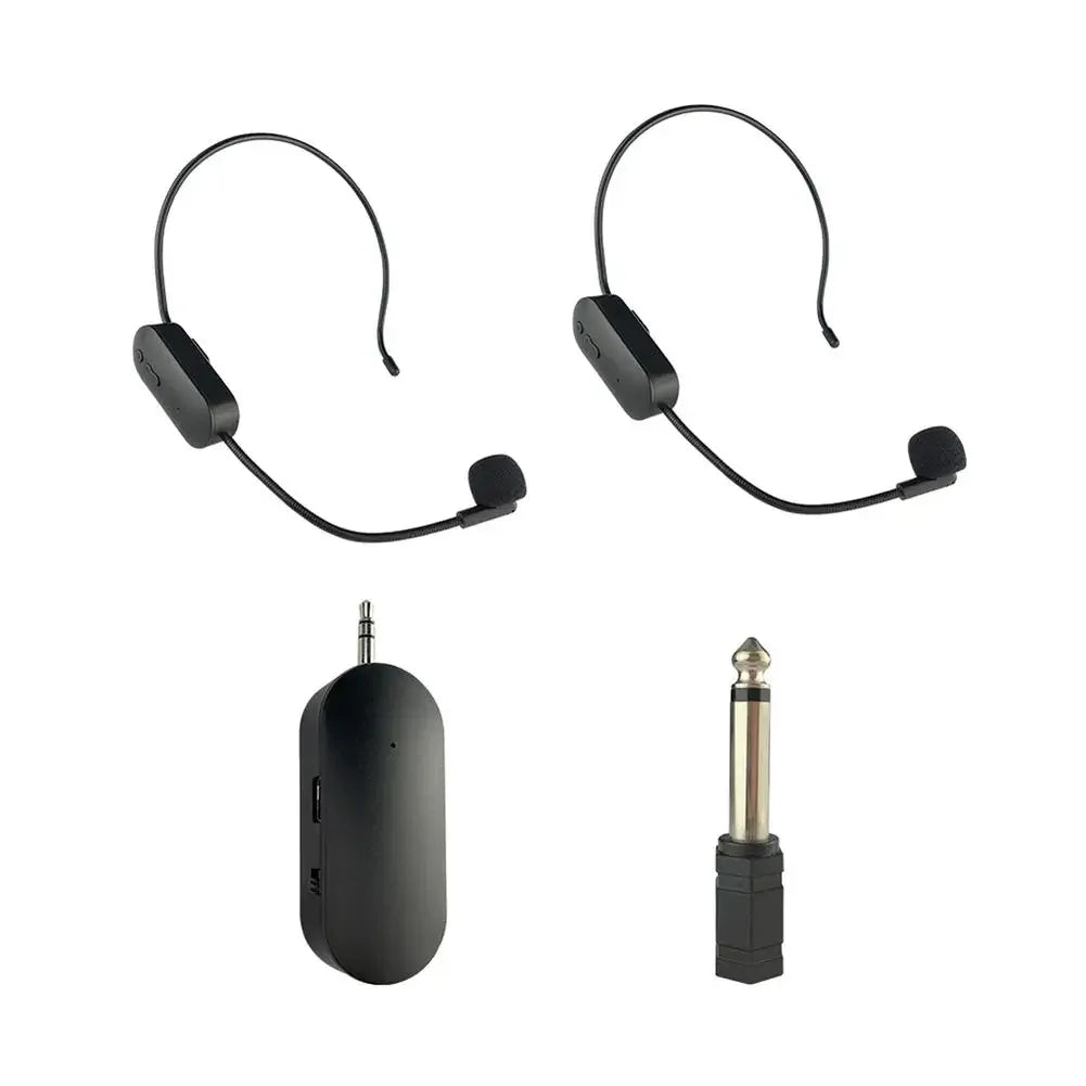 Wireless Headset Microphone – 2.4G Audio System for Teaching and Stage Performance