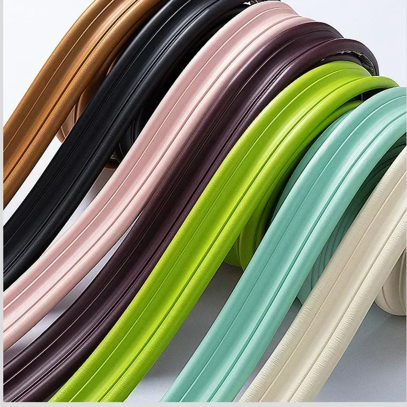 Self-Adhesive NBR Wall Trim – 5M Flexible Molding for Home Decor and Edging