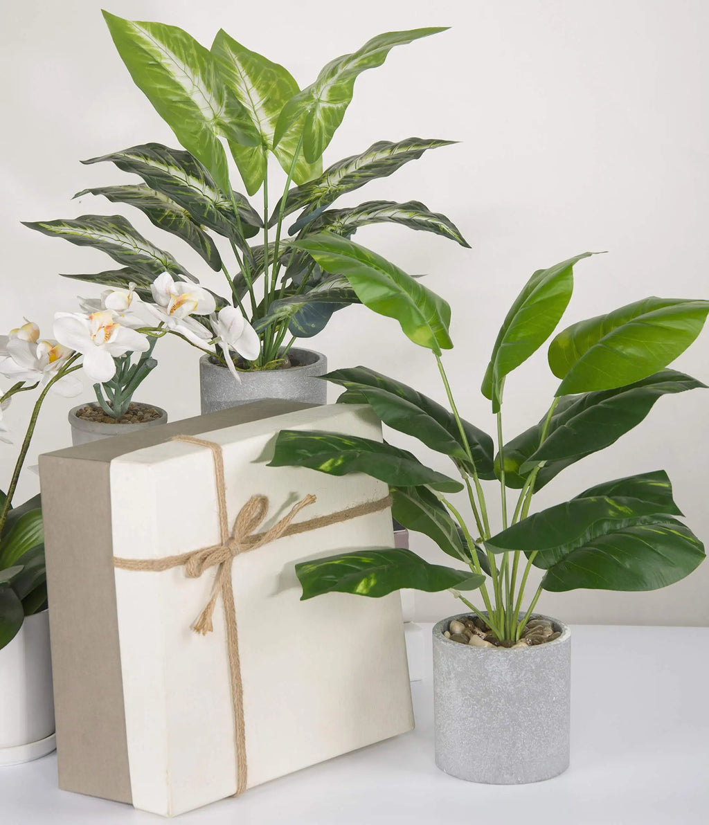 Small Artificial Potted Plants – Faux Greenery for Home and Office Decor