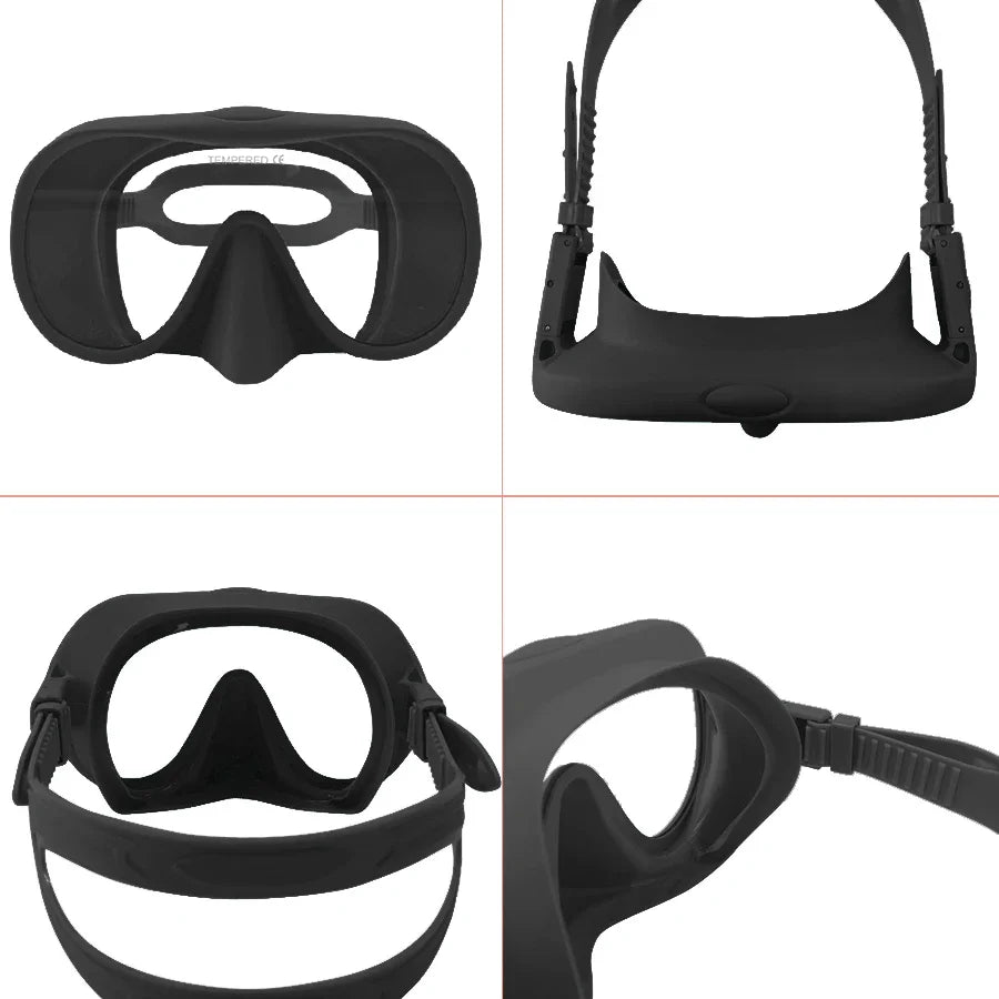 Full Face Snorkel Mask – Anti-Fog Panoramic Diving Goggles for Underwater Swimming