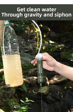 Portable Water Purification Straw – Carbon Fiber Filter for Outdoor Survival