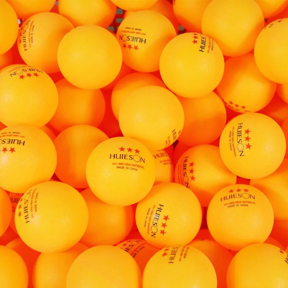 Huieson ABS Table Tennis Balls – 3 Star 40mm Ping Pong Set for Match Training