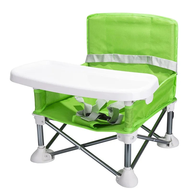 Portable Baby Booster Seat – Folding Dining Chair for Travel and Outdoor Use