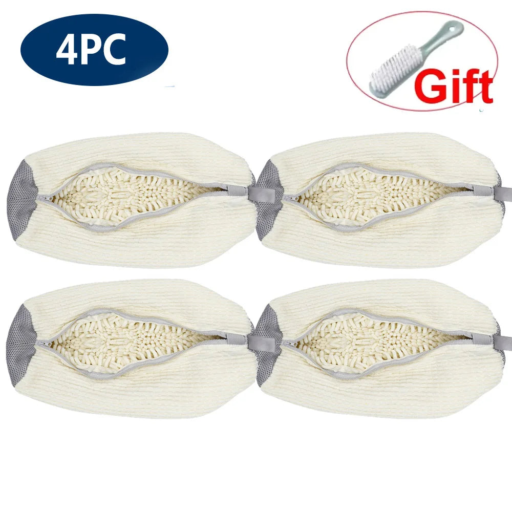 Mesh Sneaker Washing Bag – Reusable Protective Laundry Pouch for Tennis Shoes