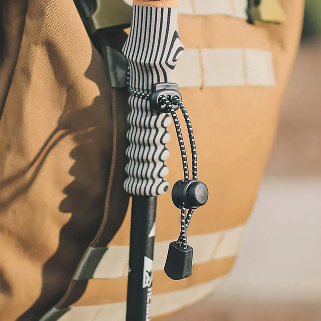 Elastic Rope Buckle – Trekking Pole Fixation for Hiking Camping Gear