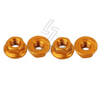 Aluminum Alloy Flange Lock Nut M4 – Universal Parts for 1/10 RC Crawler