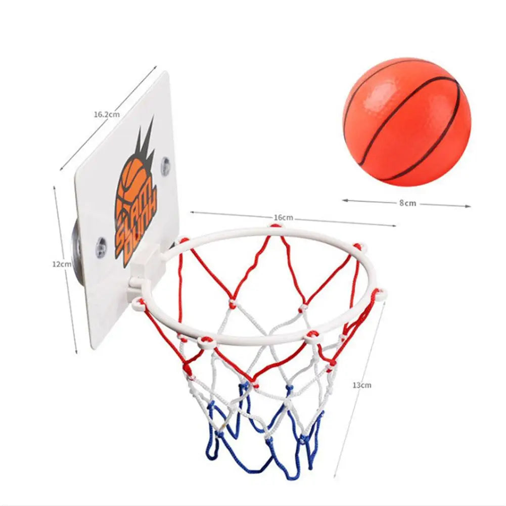 Mini Indoor Basketball Hoop – Wall Mount Backboard for Kids Bedroom Play