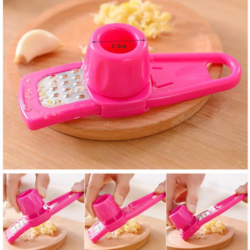 Multi-Function Garlic Peeler – Ginger Grater and Slicer for Kitchen Cooking